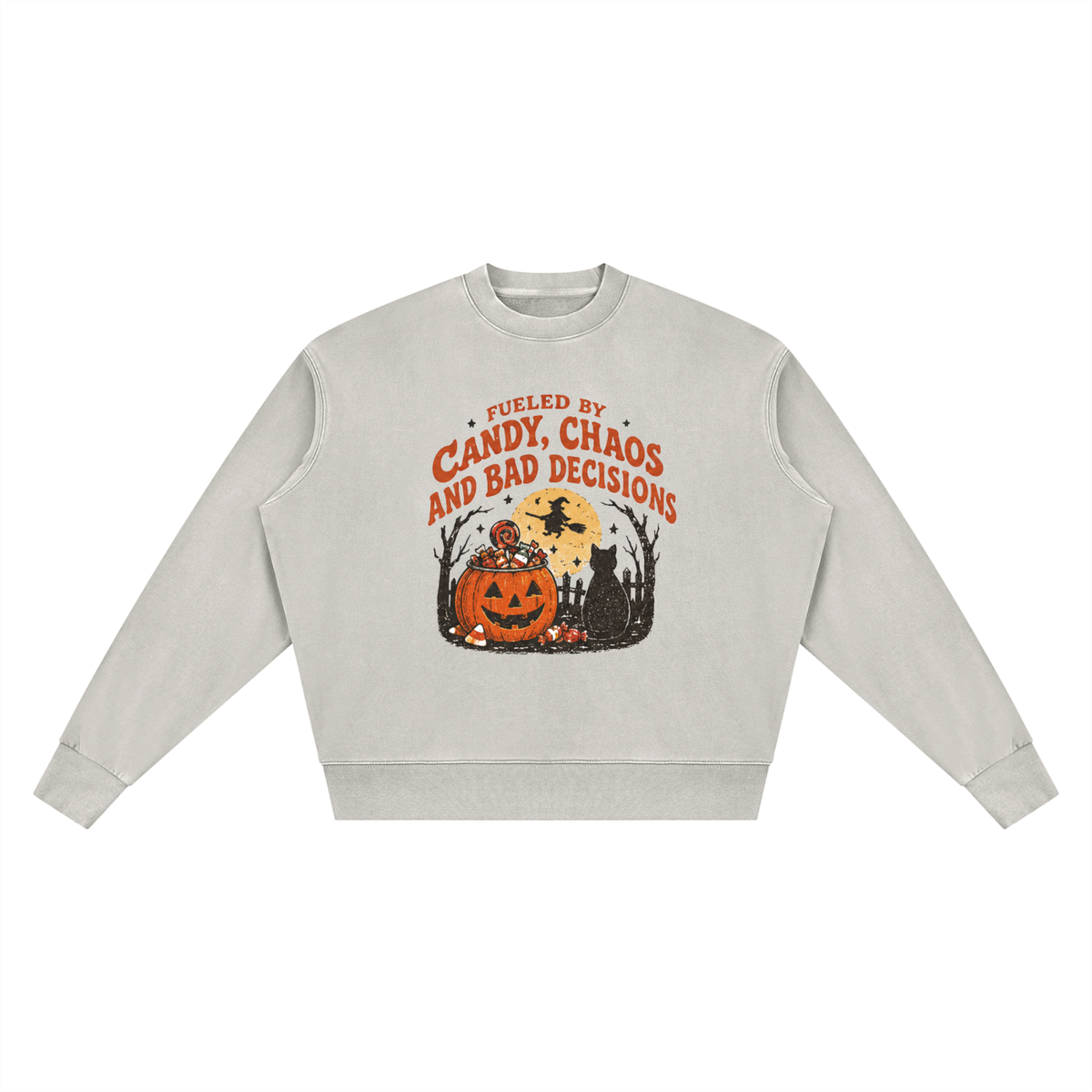 Halloween Essentials Vintage Wash Crewneck Sweatshirt