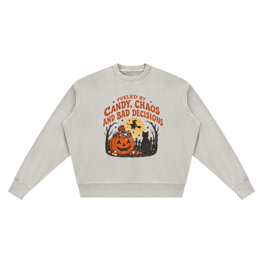 Halloween Essentials Vintage Wash Crewneck Sweatshirt