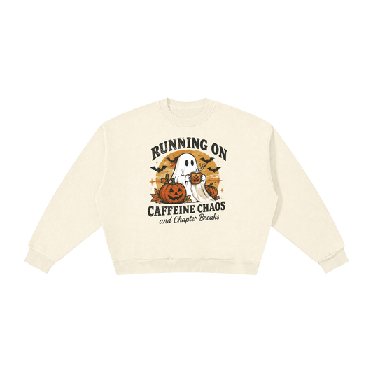 Reading Ghost Boxy Fleece Crewneck Sweatshirt