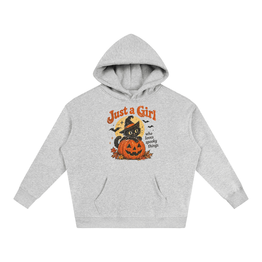 Just A Girl Fleeced Hoodie